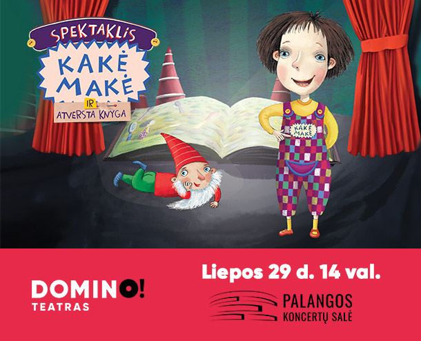 DOMINO teatras: „Kakė Makė ir atversta knyga”