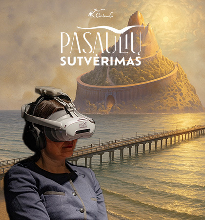 Virtualios realybės patirtį „Pasaulių sutvėrimas” jau galima pajusti Palangos koncertų salėje!