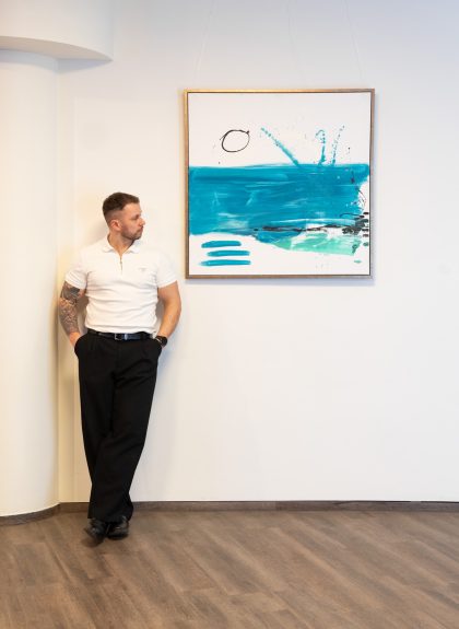 Photographer Andrius Vengalis presented the painting exhibition "Palette": when color begins to speak for itself