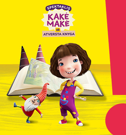 DOMINO teatras: Kakė Makė ir atversta knyga