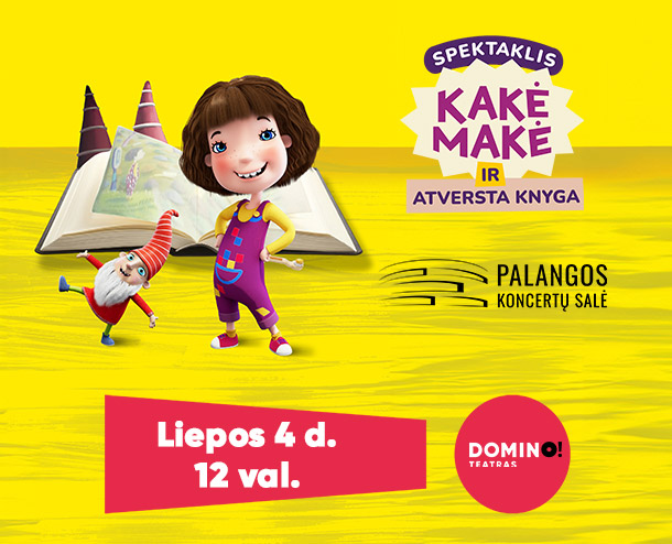 DOMINO teatras: Kakė Makė ir atversta knyga