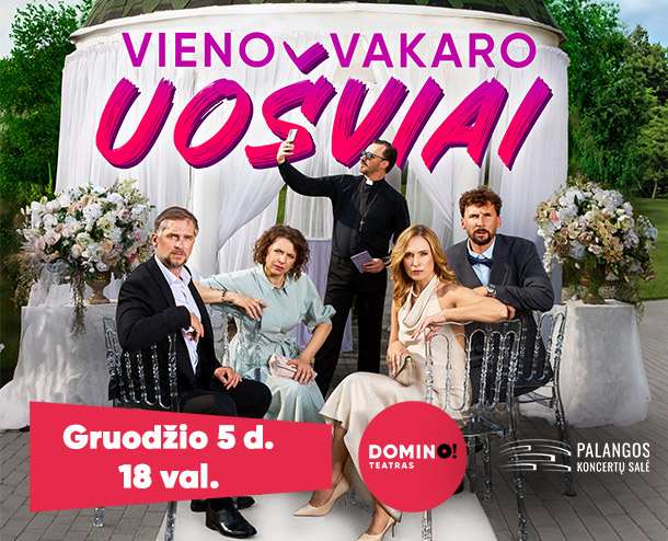 DOMINO teatras: premjera „VIENO VAKARO UOŠVIAI”